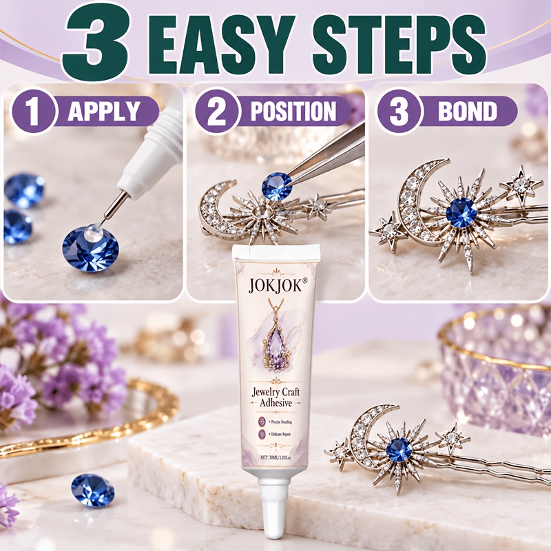 Jewelry Craft Adhesive for Metal and Plastic Components